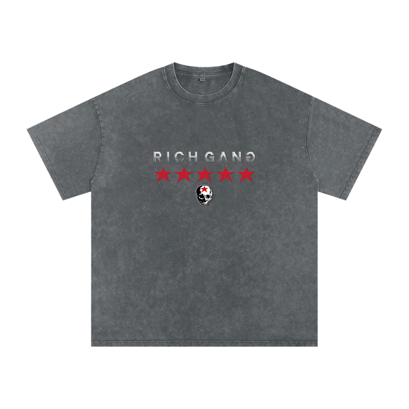 RG SKULL: RICH GANG SKULL COLLECTION OVERSIZED TEE