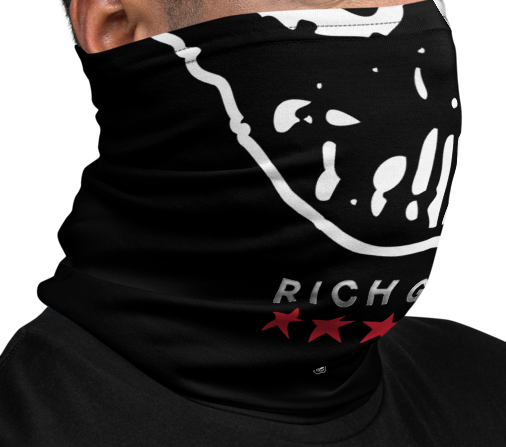 RG SKULL: RICH GANG GRUNGE SKULL FACE COVER