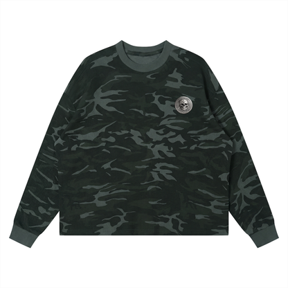 Unisex Waffle Boxy Long Sleeve T-Shirt