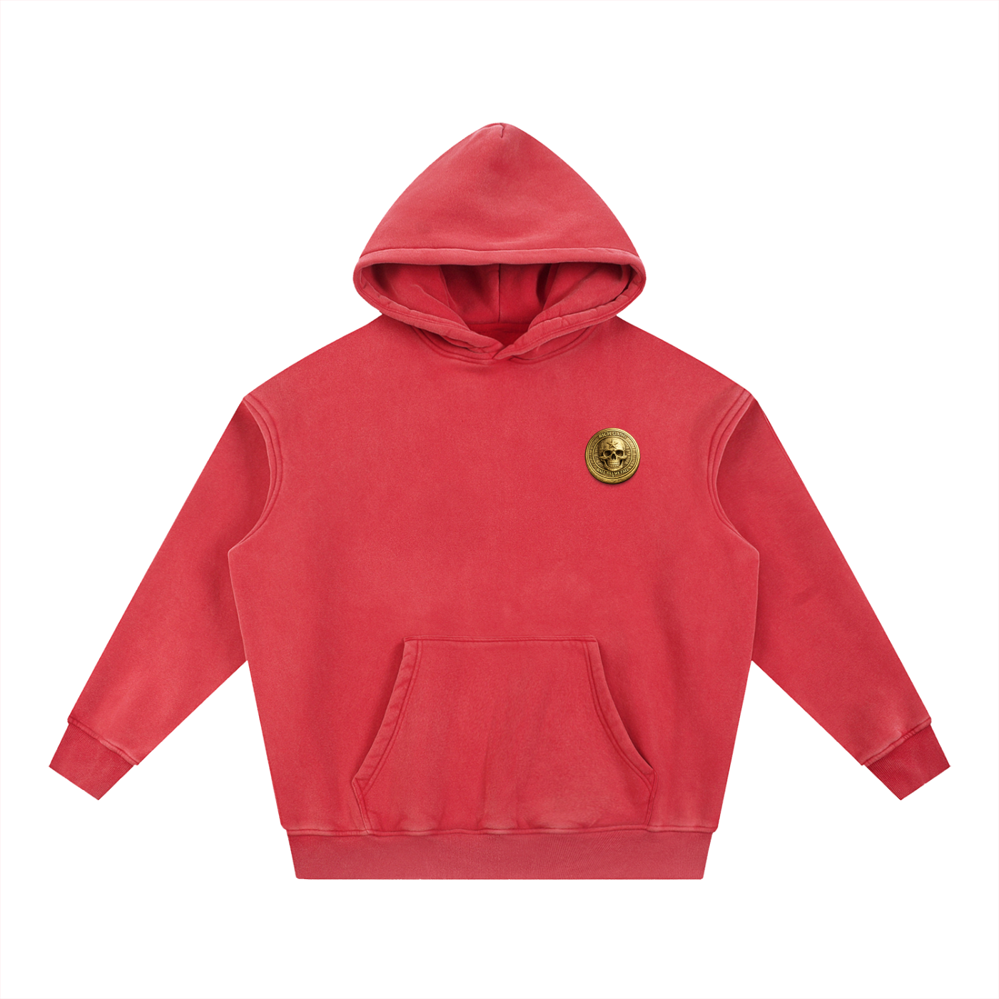RG COIN: SNOW WASHED HOODIE (GOLD COIN)