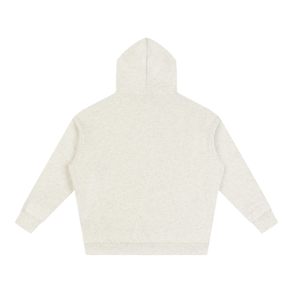 RG COIN: OVERSIZED FLEECE HOODIE (SILVER COIN)