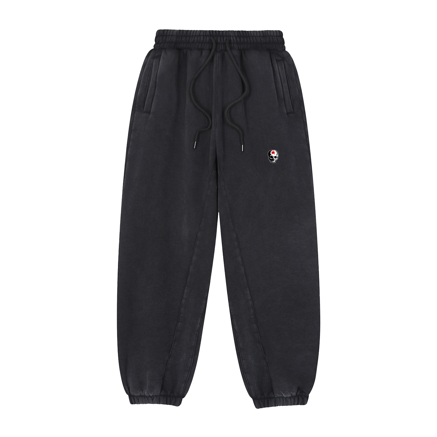 RG SKULL: BAGGY FIT SKULL SWEATPANTS (VINTAGE BLACK)