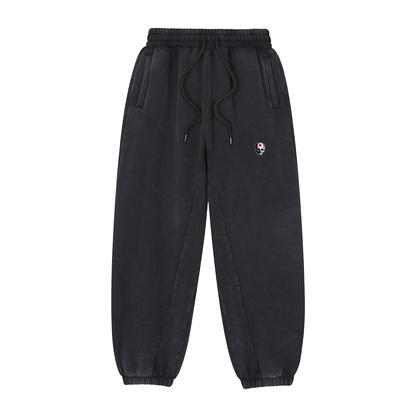 RG SKULL: BAGGY FIT SKULL SWEATPANTS (VINTAGE BLACK)