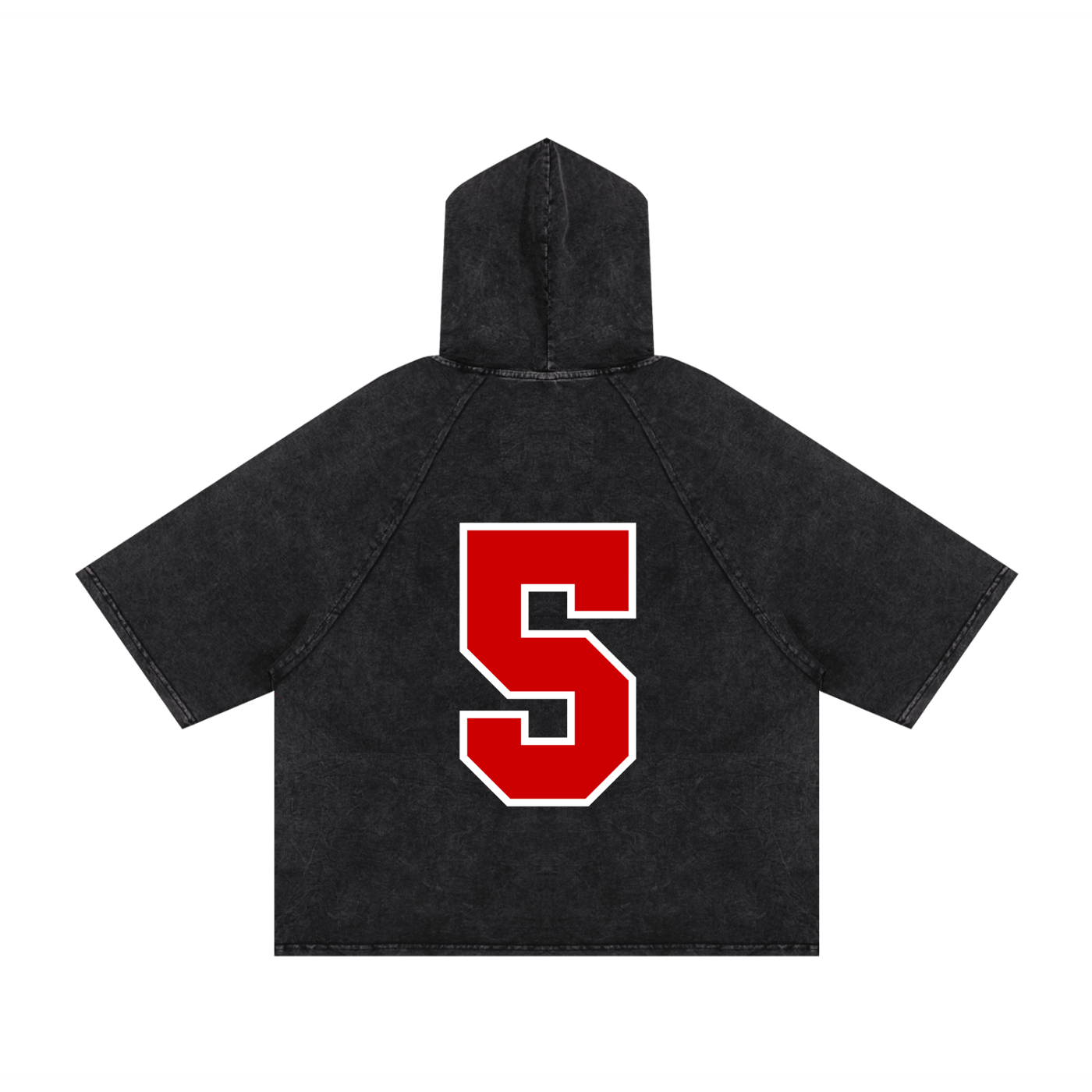 RG SKULL: 5 STAR HOODED BOX FIT TEE SHIRT