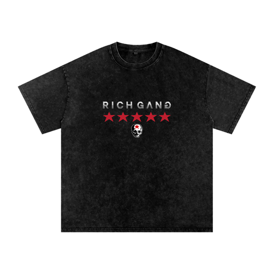 RG SKULL: RICH GANG SKULL COLLECTION OVERSIZED TEE