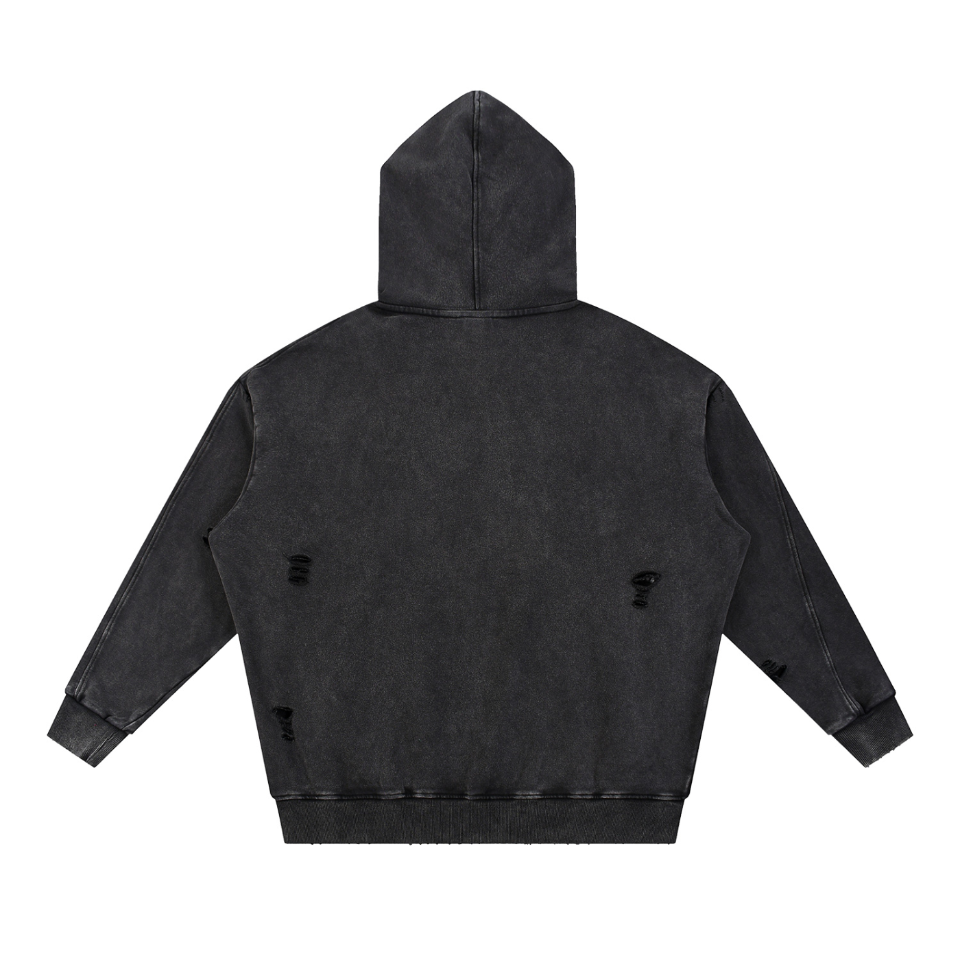 RG COIN: SNOW WASH DISTRESSED HOODIE (GOLD COIN)