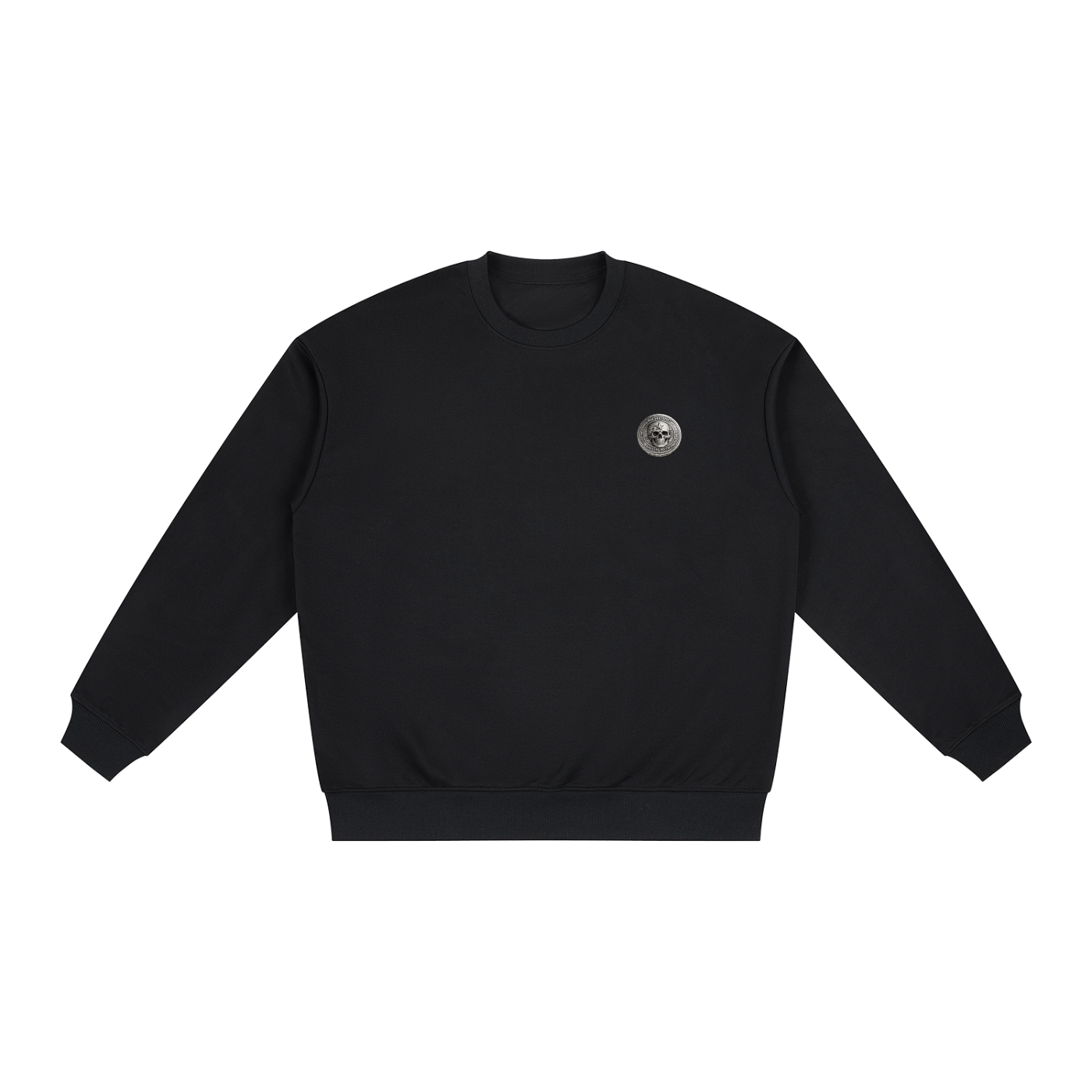 Oversized Drop Shoulder Crewneck Sweatshirt