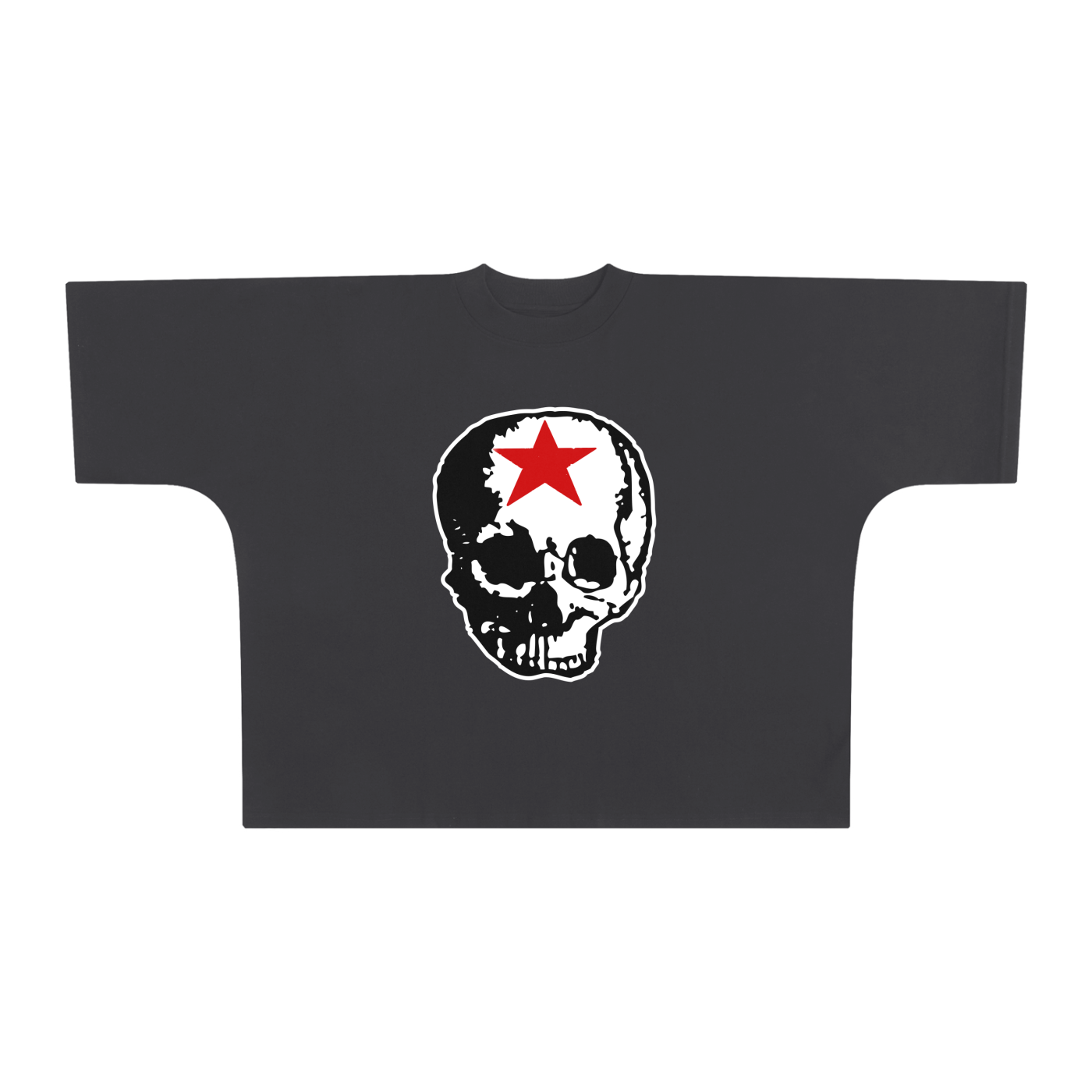 RG SKULL: SKULL FRONT ONLY BOX FIT TEE SHIRT