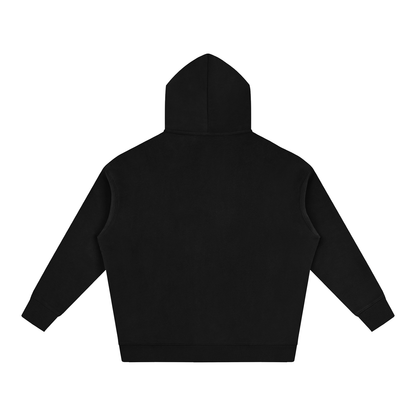 RG COIN: OVERSIZED FLEECE HOODIE (SILVER COIN)