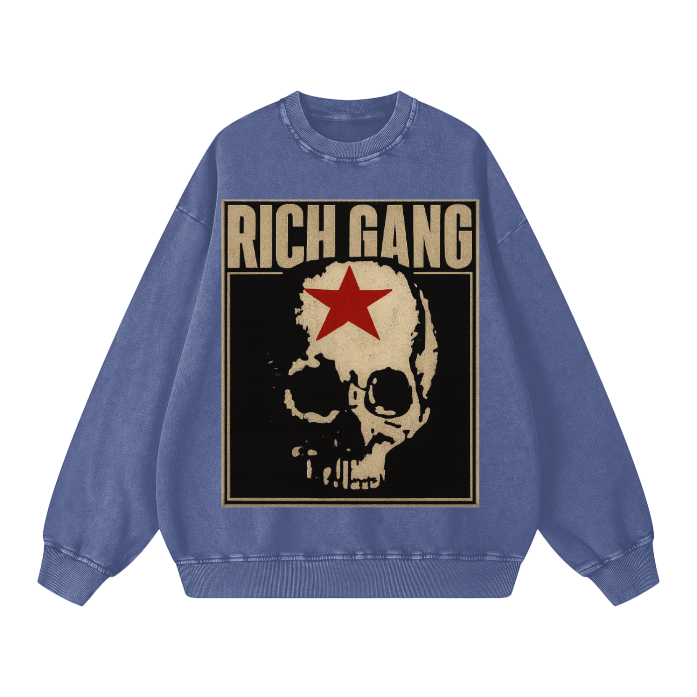 RG SKULL: GRUNGE SKULL CREWNECK