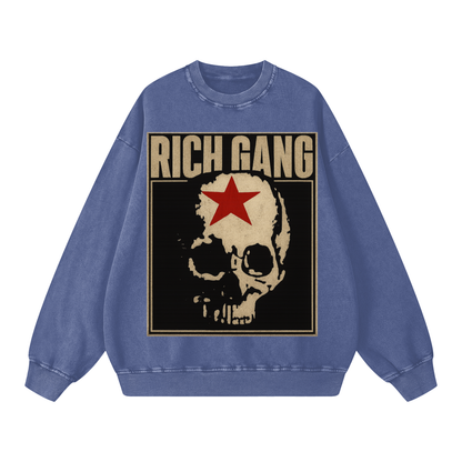 RG SKULL: GRUNGE SKULL CREWNECK