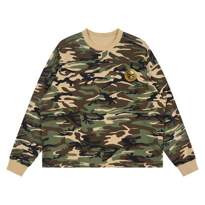 Unisex Waffle Boxy Long Sleeve T-Shirt