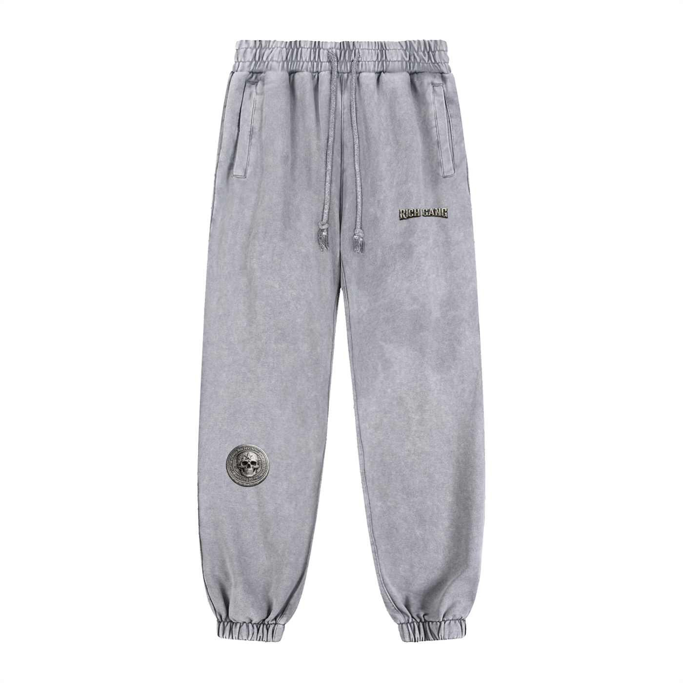RG COIN: SNOW WASHED SWEATPANTS (SILVER COIN)