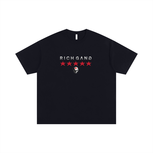 RG SKULL: RICH GANG SKULL COLLECTION CLASSIC TEE SHIRT (BLACK)