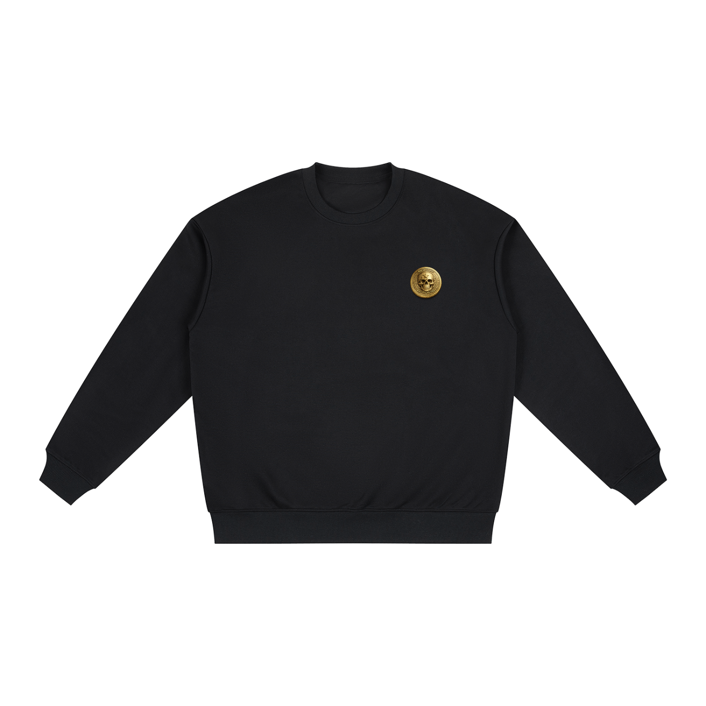 Oversized Drop Shoulder Crewneck Sweatshirt