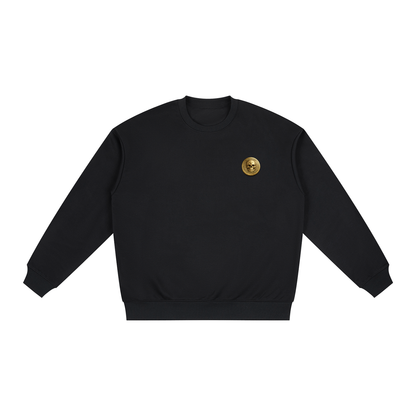 Oversized Drop Shoulder Crewneck Sweatshirt