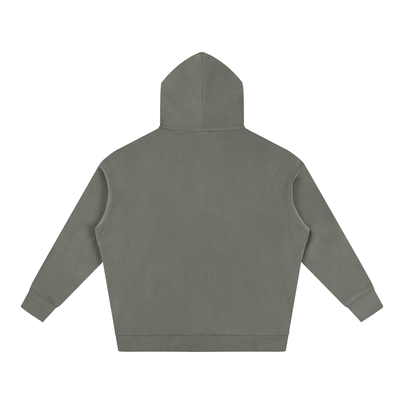 RG COIN: OVERSIZED FLEECE HOODIE (SILVER COIN)