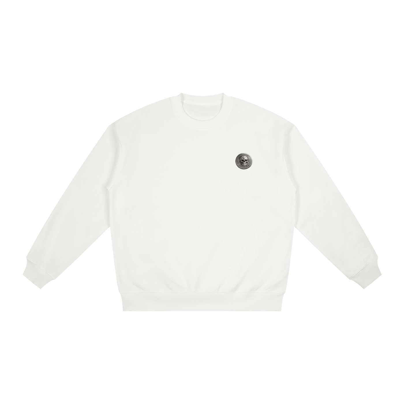 Oversized Drop Shoulder Crewneck Sweatshirt