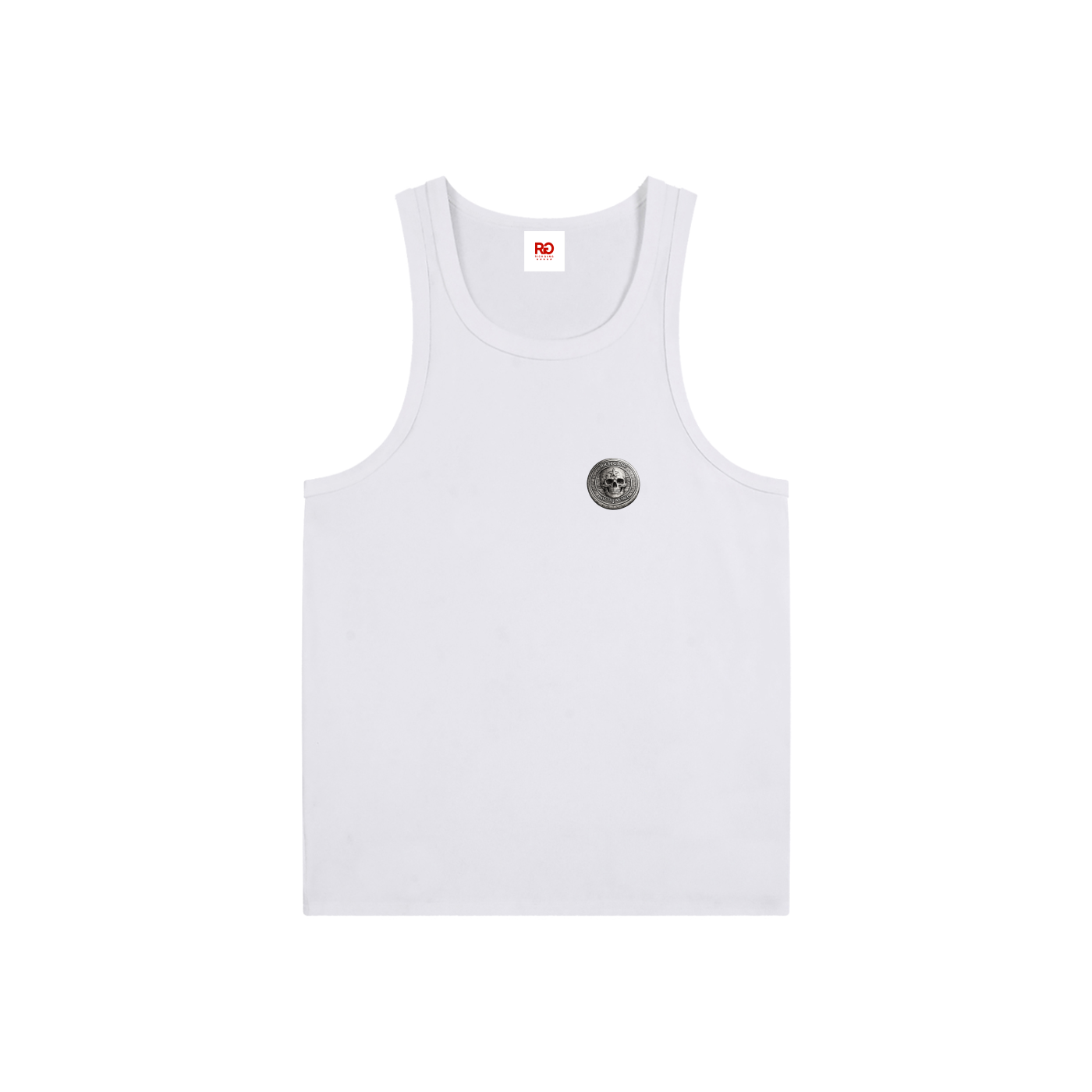 RG COIN: TANK TOP (SILVER)