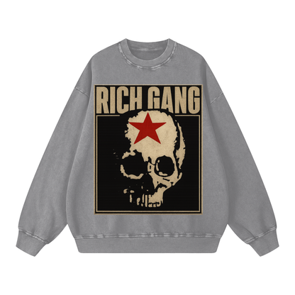RG SKULL: GRUNGE SKULL CREWNECK