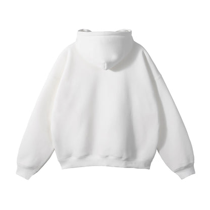 RG SKULL: RICH GANG SKULL COLLECTION FLEECE HOODIE (WHITE)