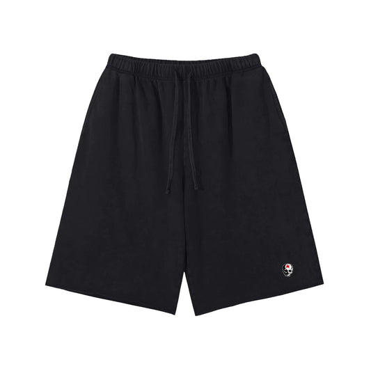 RG SKULL: BAGGY FIT SKULL SHORTS (VINTAGE BLACK)