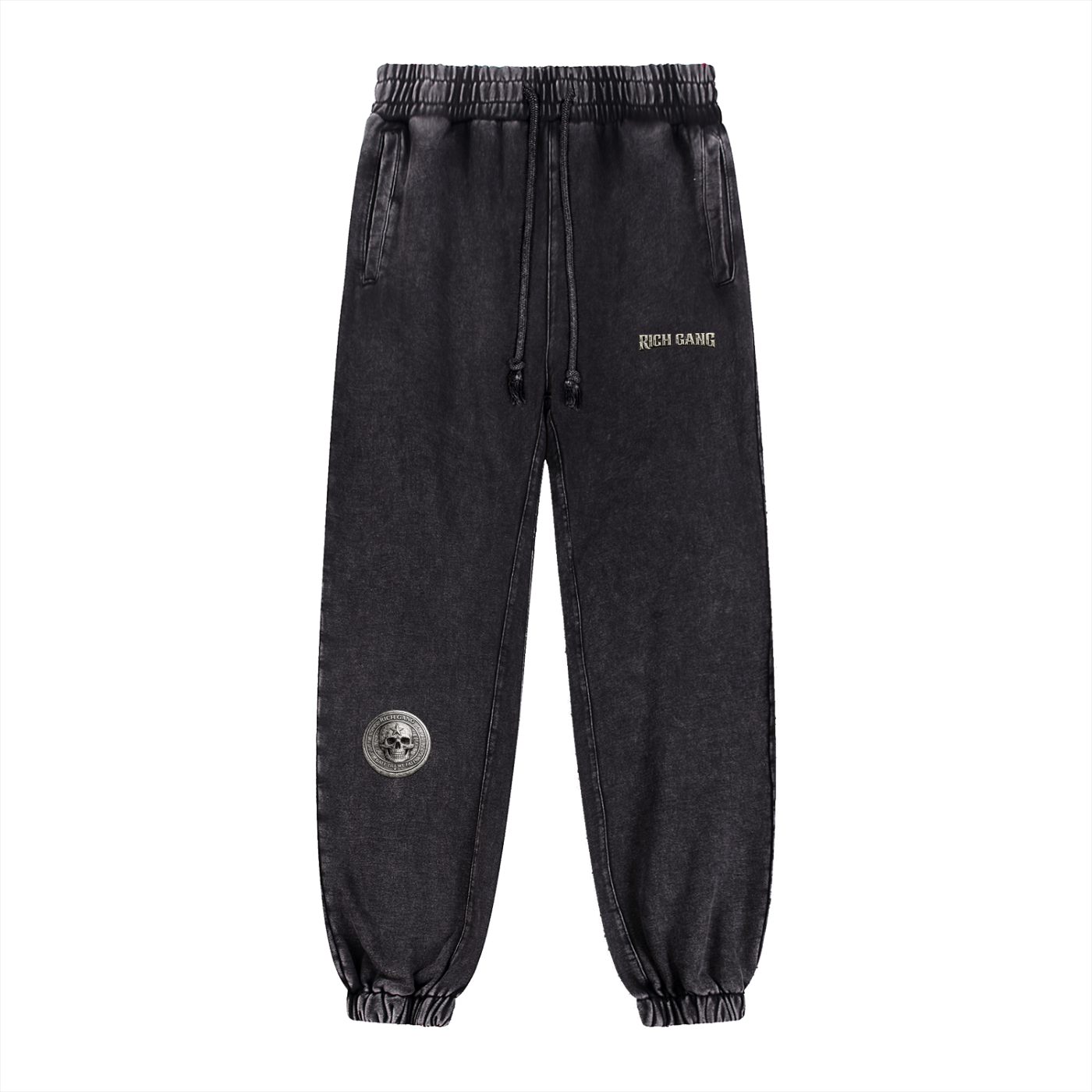 RG COIN: SNOW WASHED SWEATPANTS (SILVER COIN)