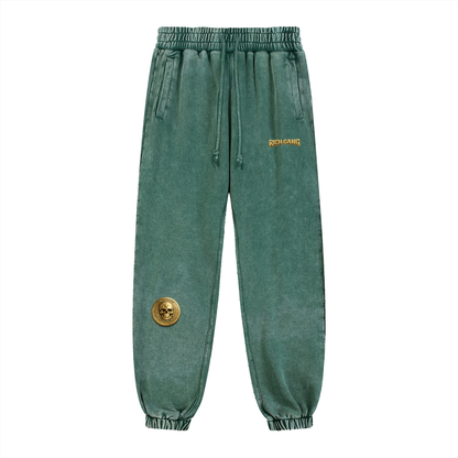 RG COIN: SNOW WASHED SWEATPANTS (GOLD COIN)