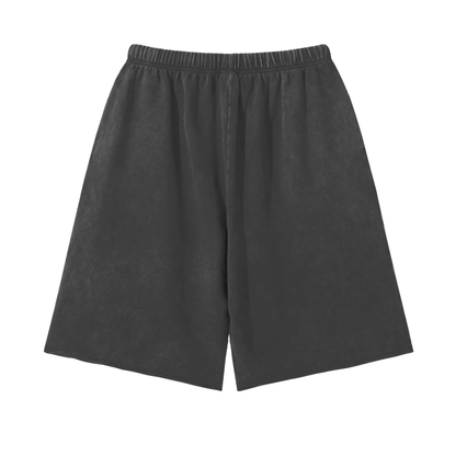 RG SKULL: RICH GANG LIMITED COLLECTION BAGGY FIT VINTAGE BLACK SHORTS