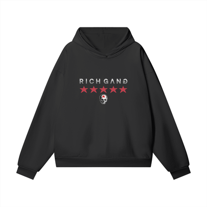 RG SKULL: (3XL / 4XL) RICH GANG SKULL LIMITED COLLECTION FLEECE HOODIE