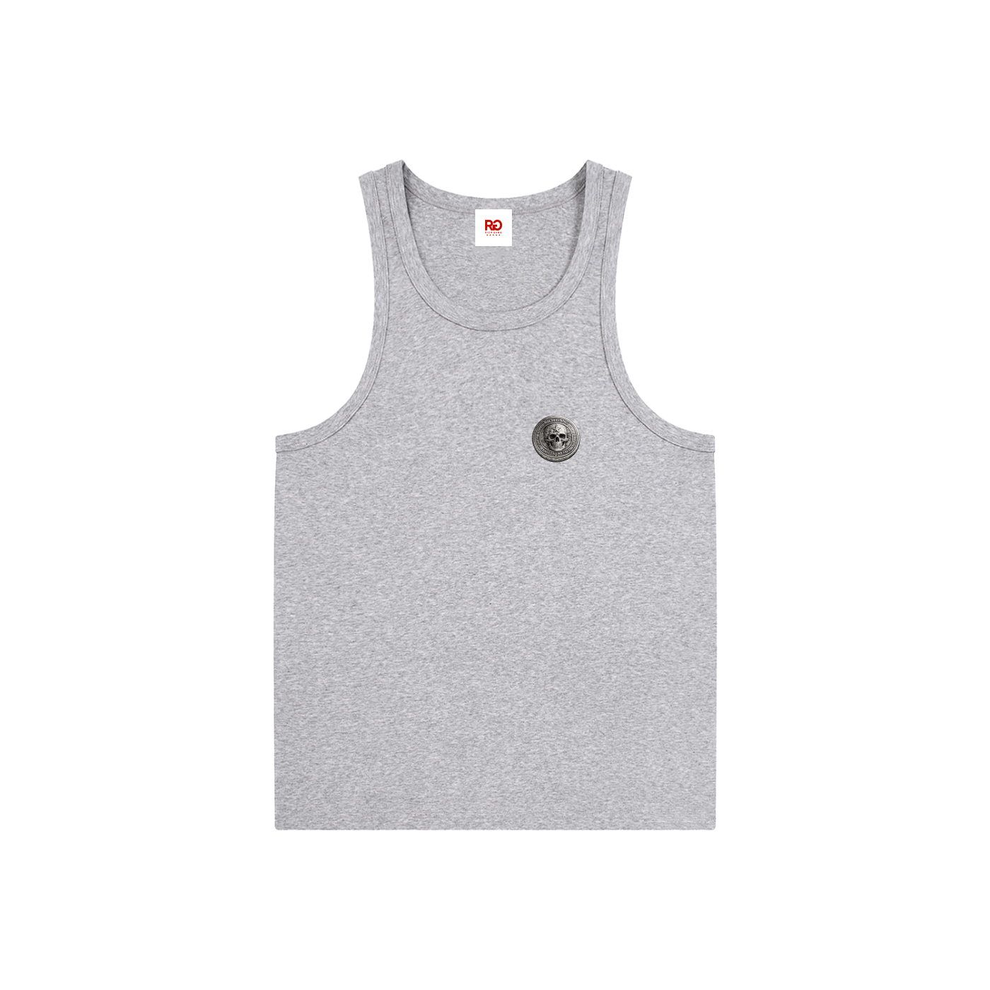 RG COIN: TANK TOP (SILVER)
