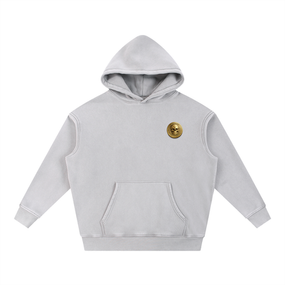 RG COIN: SNOW WASHED HOODIE (GOLD COIN)