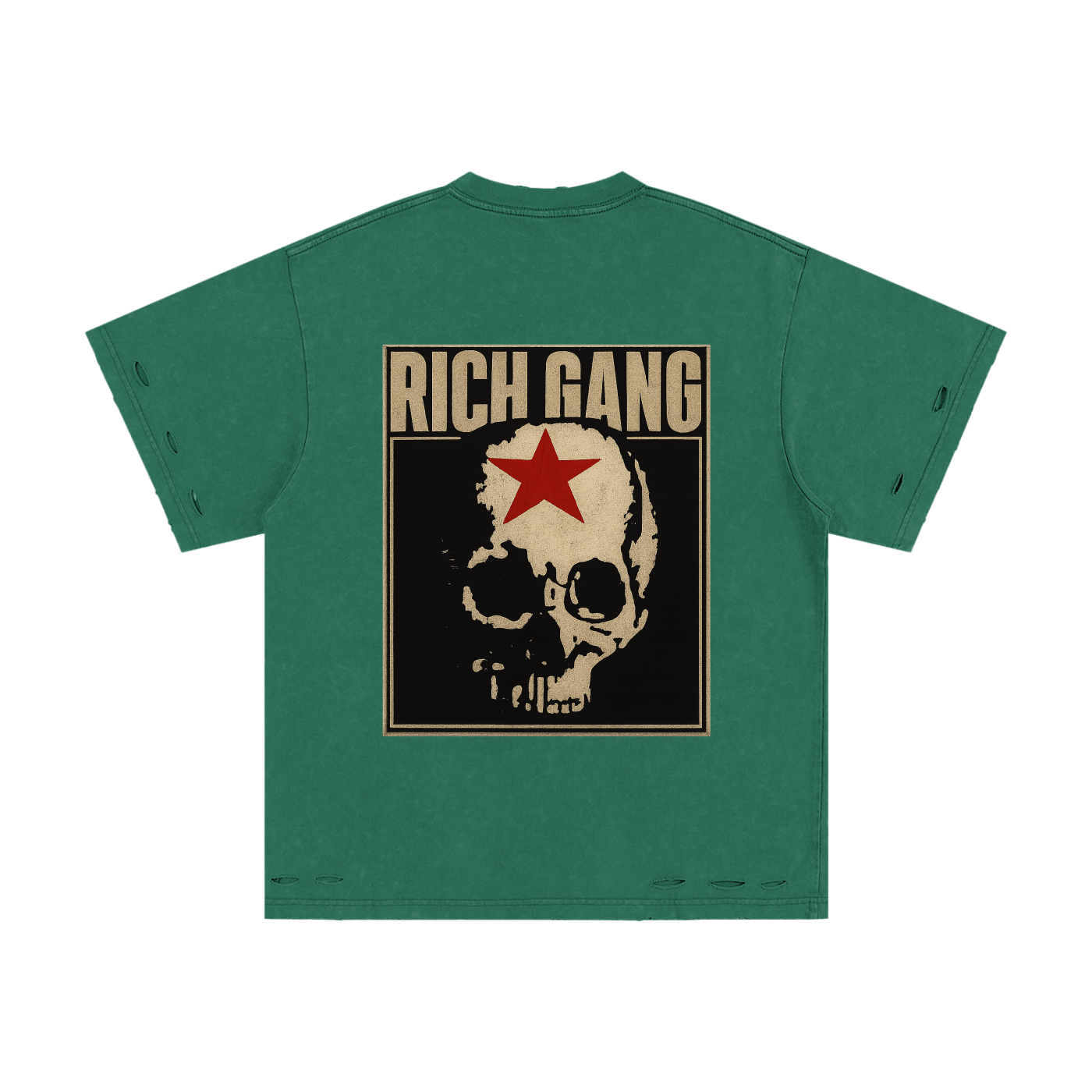 RG SKULL: MINI GRUNGE SKULL VINTAGE TEE