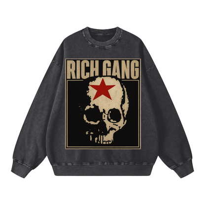 RG SKULL: GRUNGE SKULL CREWNECK