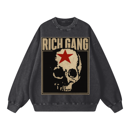 RG SKULL: GRUNGE SKULL CREWNECK