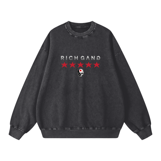 RG SKULL: RICH GANG COLLECTION CREWNECK SWEATER