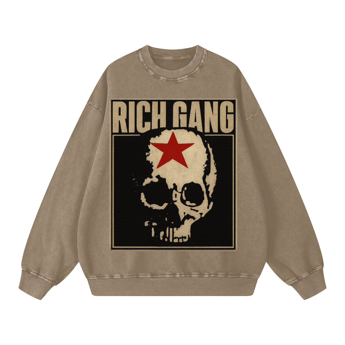 RG SKULL: GRUNGE SKULL CREWNECK