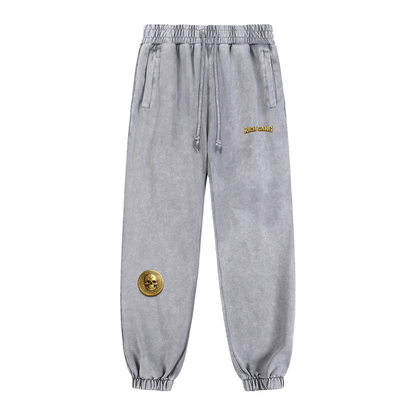 RG COIN: SNOW WASHED SWEATPANTS (GOLD COIN)