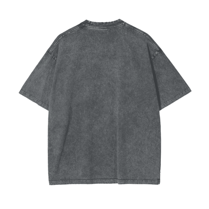 RG SKULL: FRONT ONLY SKULL OVERSIZED WASHED TEE