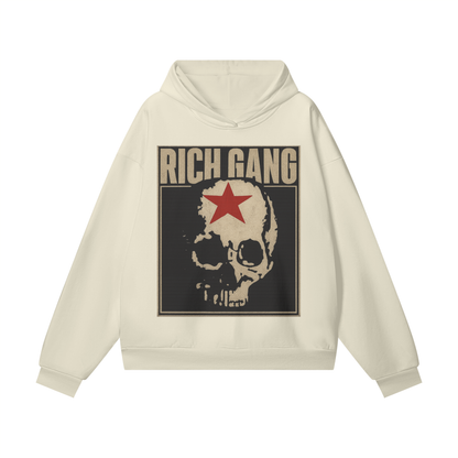 RG SKULL: GRUNGE SKULL HOODIE