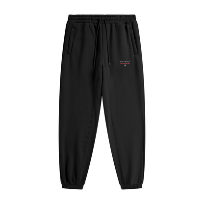 RG SKULL: RICH GANG SKULL COLLECTION FLEECE SWEATPANTS (BLACK)