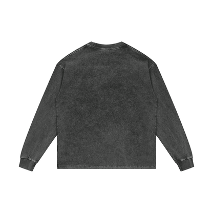 RG SKULL: LONG SLEEVE RICH GANG SKULL COLLECTION CREWNECK SHIRT