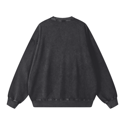 RG SKULL: FRONT ONLY SKULL CREWNECK SWEATER