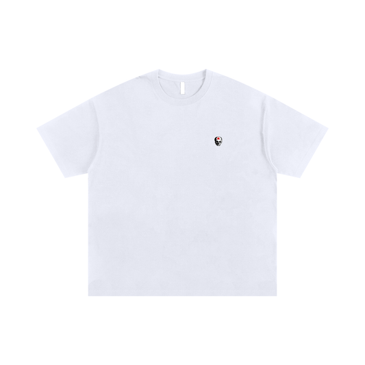 RG SKULL: CLASSIC SKULL TEE SHIRT (WHITE)