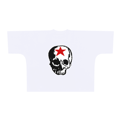 RG SKULL: SKULL FRONT ONLY BOX FIT TEE SHIRT