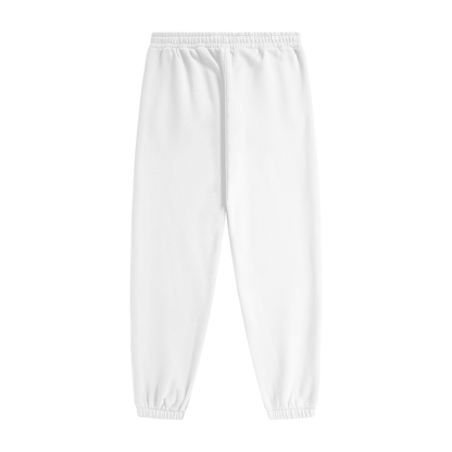 RG SKULL: RICH GANG SKULL COLLECTION FLEECE SWEATPANTS (WHITE)